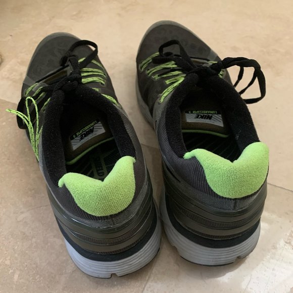 NIKE Lunar Eclipse 3 Shield Sneakers Size 10.5 green and black - Picture 6 of 10